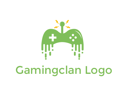 gaming controller with drip effect and bolts