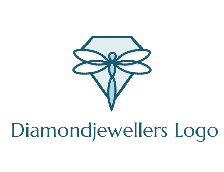 diamond behind dragonfly
