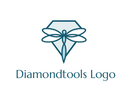 diamond behind dragonfly
