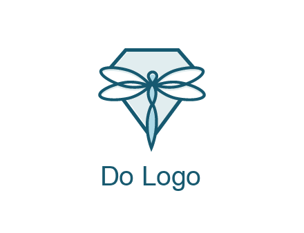 diamond behind dragonfly