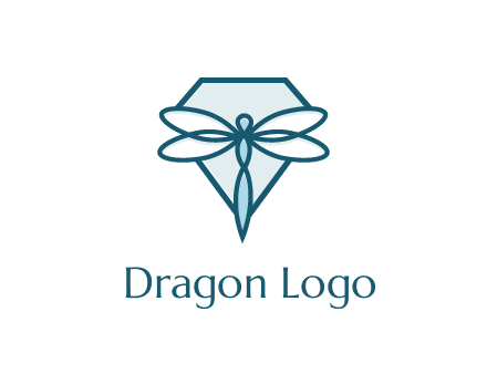 diamond behind dragonfly