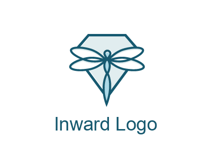 diamond behind dragonfly