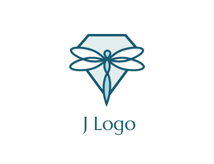 diamond behind dragonfly