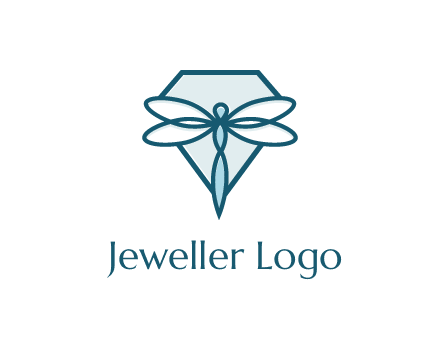 diamond behind dragonfly
