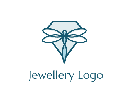 diamond behind dragonfly