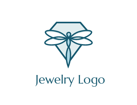diamond behind dragonfly