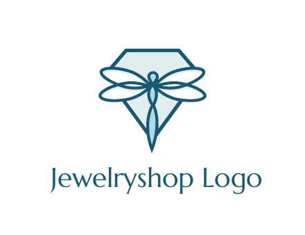 diamond behind dragonfly