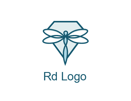 diamond behind dragonfly