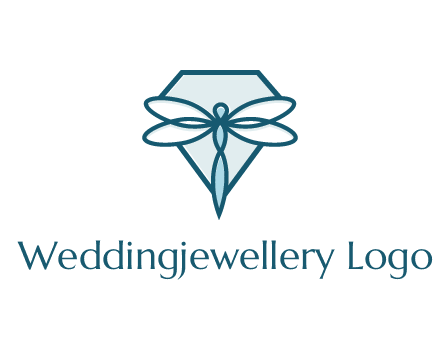 diamond behind dragonfly