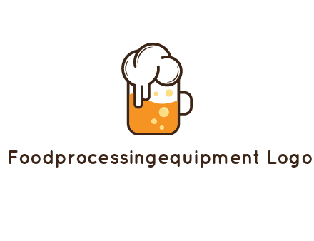 foam and bubbles in beer glass
