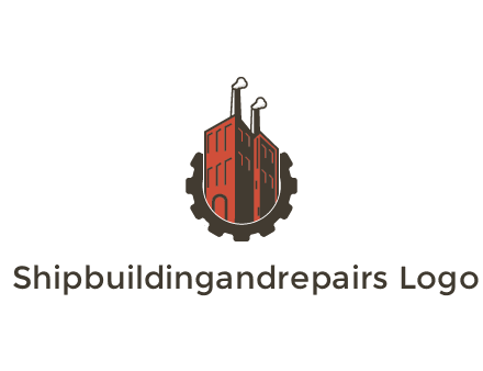 factory building in gear