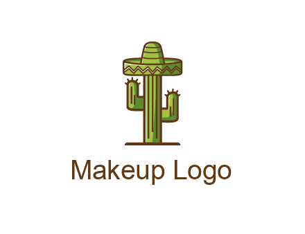 cactus wearing Mexican hat