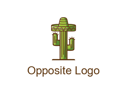 cactus wearing Mexican hat