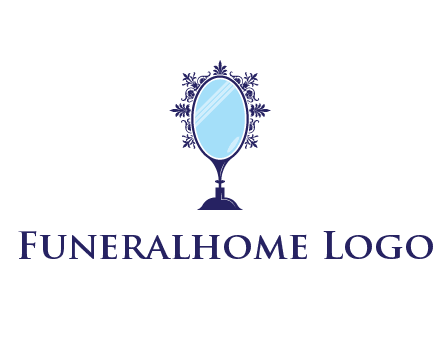 mirror with ornamental frame