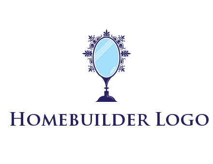 mirror with ornamental frame