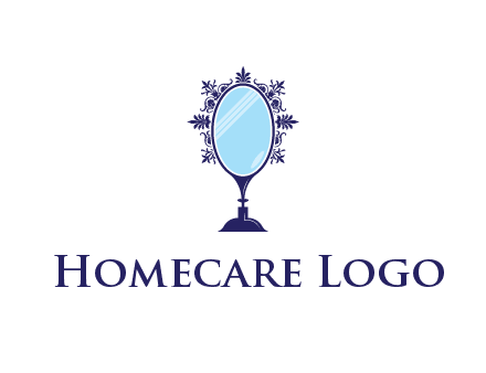 mirror with ornamental frame