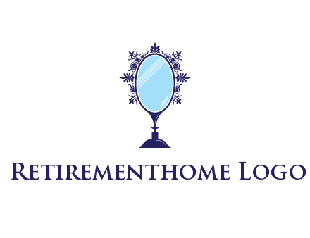 mirror with ornamental frame