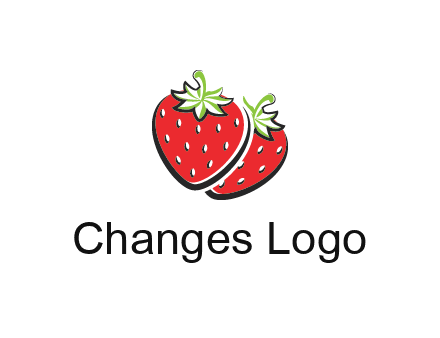 cartoonish strawberries