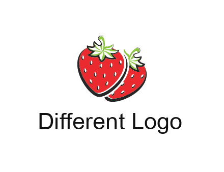 cartoonish strawberries