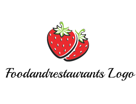 cartoonish strawberries