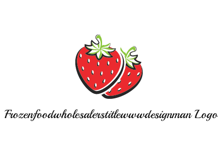 cartoonish strawberries