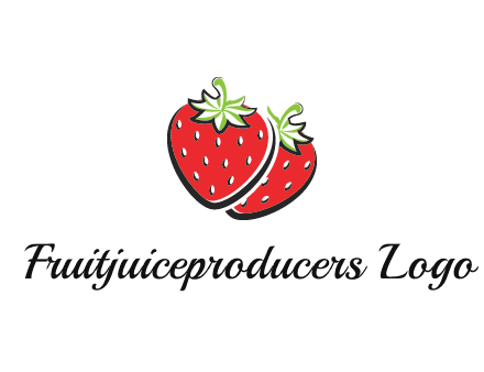 cartoonish strawberries