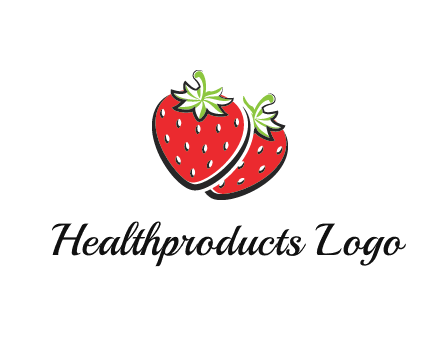cartoonish strawberries