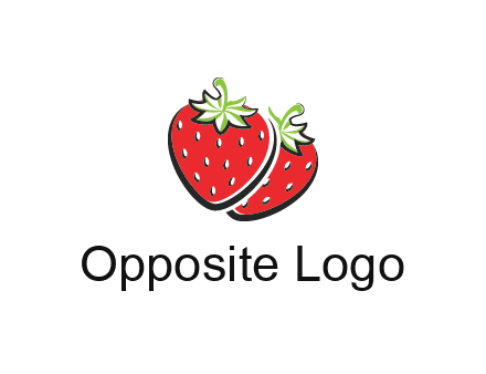 cartoonish strawberries