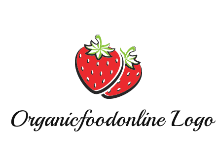 cartoonish strawberries