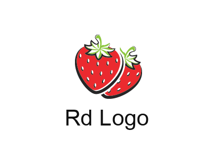 cartoonish strawberries