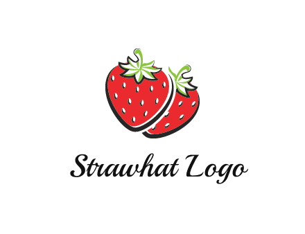 cartoonish strawberries