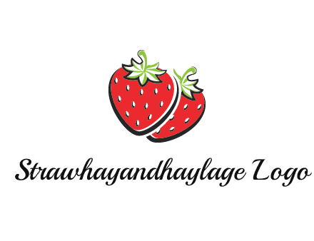 cartoonish strawberries