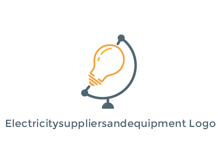 light bulb on globe stand