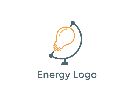 light bulb on globe stand