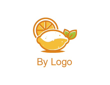 lemon juice in lemon with lemon slice