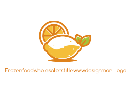 lemon juice in lemon with lemon slice