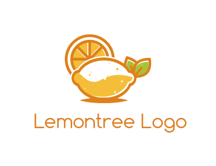 lemon juice in lemon with lemon slice