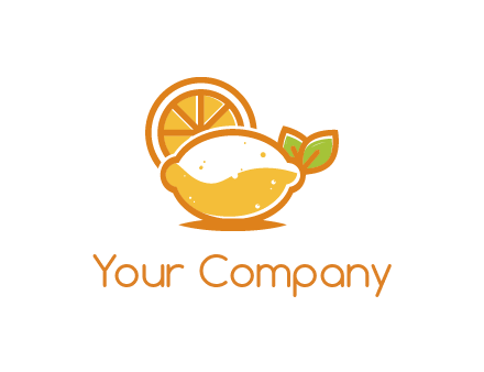 lemon juice in lemon with lemon slice