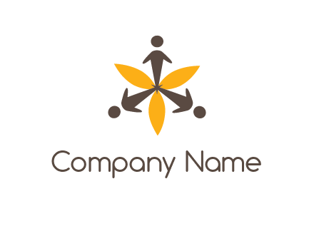 people incorporated with flower graphic