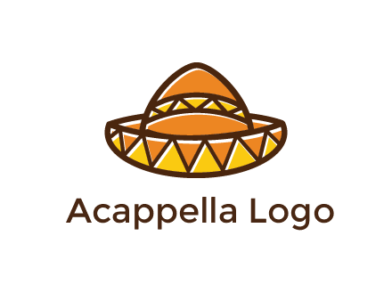 abstract polygonal Mexican hat