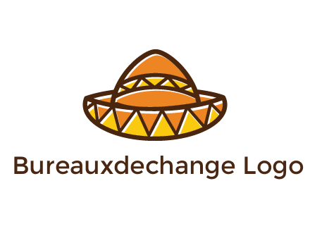 abstract polygonal Mexican hat