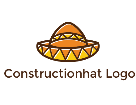 abstract polygonal Mexican hat