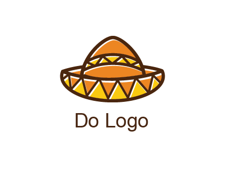 abstract polygonal Mexican hat