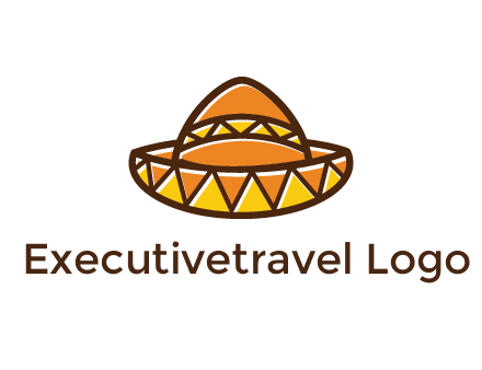 abstract polygonal Mexican hat