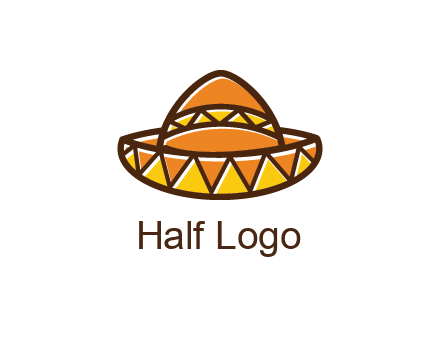abstract polygonal Mexican hat