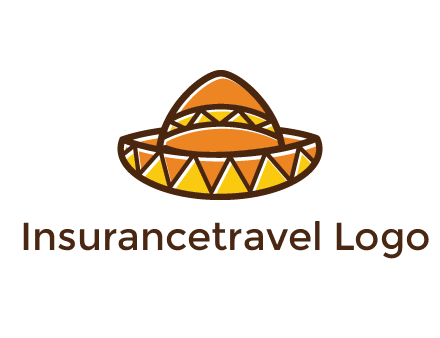 abstract polygonal Mexican hat