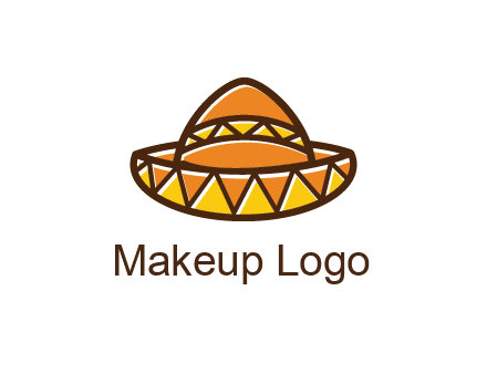 abstract polygonal Mexican hat