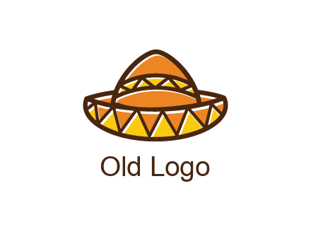 abstract polygonal Mexican hat