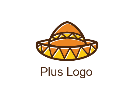 abstract polygonal Mexican hat