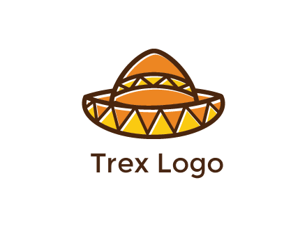 abstract polygonal Mexican hat